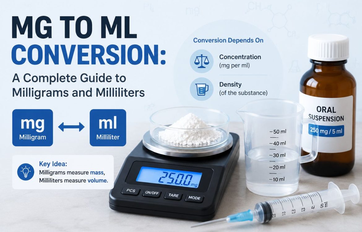 Mg to Ml Conversion: A Complete Guide to Milligrams and Milliliters