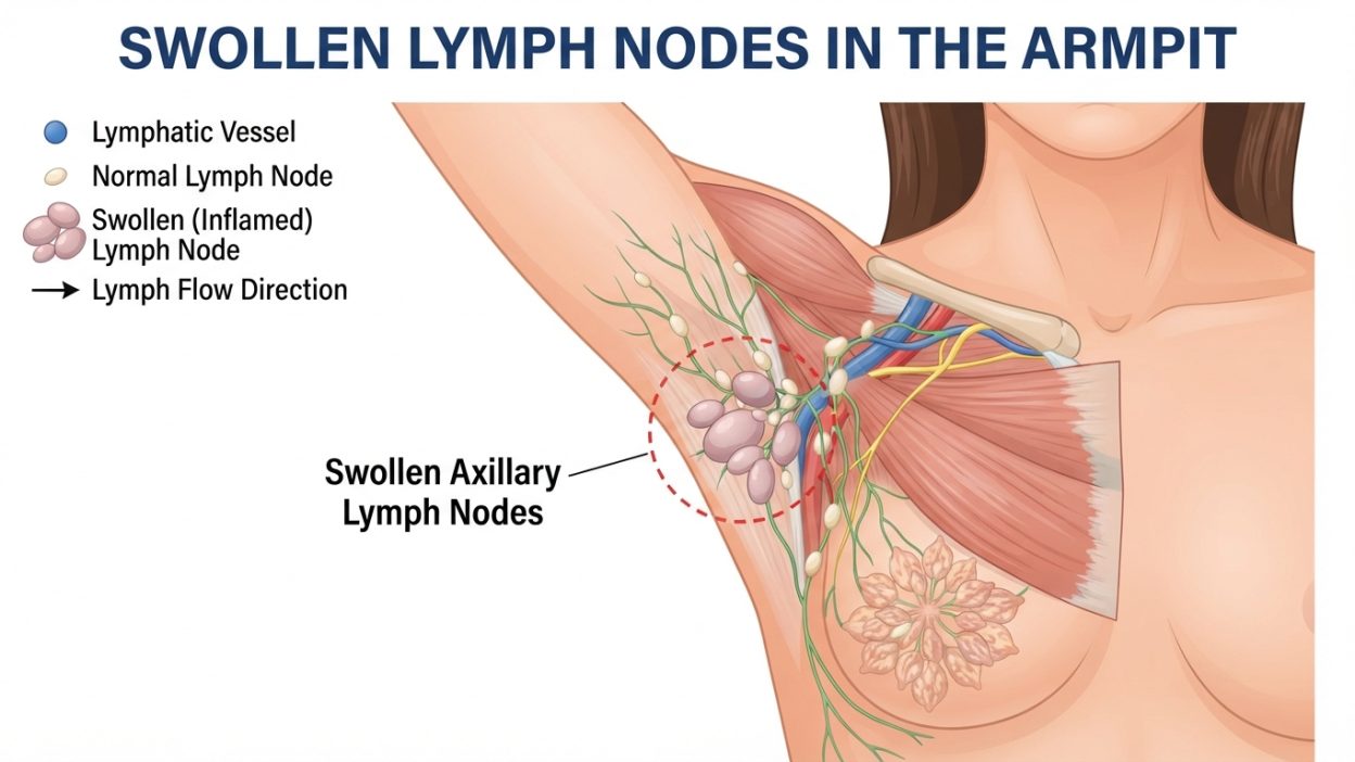 Swollen Lymph Nodes in the Armpit